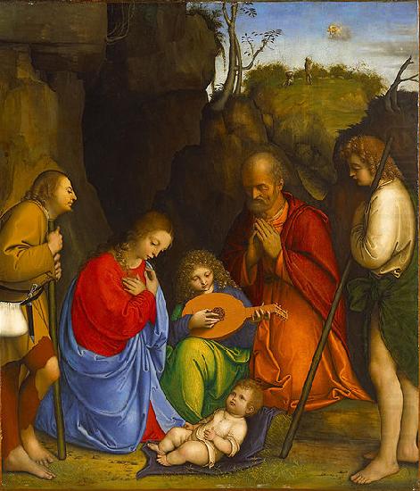 Giovanni Agostino da Lodi Adoration of the Shepherds. china oil painting image